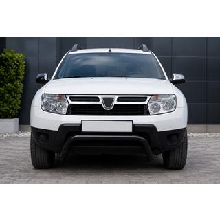 Priekšējais aizsargstienis ST011 Black (nerūsējošais tērauds) Dacia Duster 2008–2018 foto 1