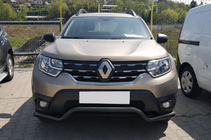 Renault Duster 2008–2017 Priekšējais aizsargstienis ST012 Black (nerūsējošais tērauds) foto 1