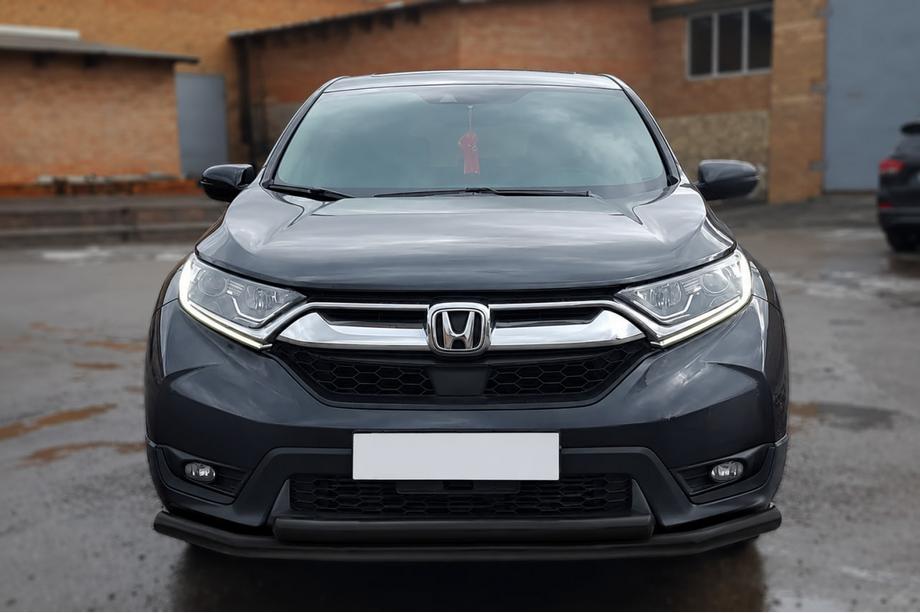 Honda CRV 2017–2022 Priekšējais aizsargstienis ST014 Black (2016-2019, nerūsējošais tērauds) Image