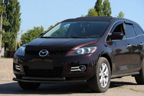 Mazda CX-7 2006–2012 Priekšējais aizsargstienis ST014 Black (nerūsējošais tērauds) foto 1