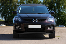 Mazda CX-7 2006–2012 Priekšējais aizsargstienis ST014 Black (nerūsējošais tērauds) foto 2