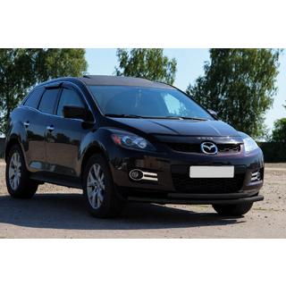 Priekšējais aizsargstienis ST014 Black (nerūsējošais tērauds) Mazda CX-7 2006–2012 foto 3