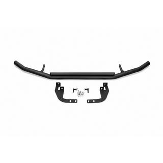 Priekšējais aizsargstienis ST014 Black (nerūsējošais tērauds) Mitsubishi Pajero Sport 2008–2015 foto 2