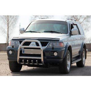 Kengurustienis QT007 (nerūsējošais tērauds) Mitsubishi Pajero Sport 1996–2007 foto 3