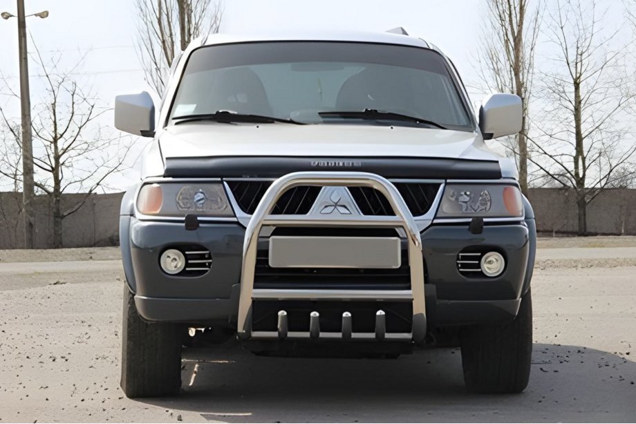 Mitsubishi Pajero Sport 1996–2007 Kengurustienis QT007 (nerūsējošais tērauds) Image