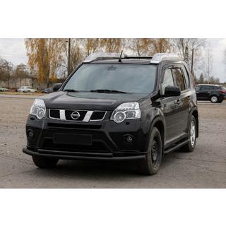 Priekšējais aizsargstienis ST014 Black (nerūsējošais tērauds) foto 1