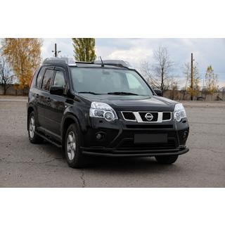 Priekšējais aizsargstienis ST014 Black (nerūsējošais tērauds) foto 2