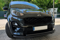 Kia Sportage 2015–2021 Priekšējais aizsargstienis ST014 Black (nerūsējošais tērauds) foto 1