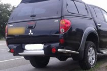 Mitsubishi L200 2006–2015 Aizmugurējie stūri AK003 (2 gab., nerūsējošais tērauds) foto 3