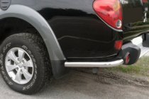 Mitsubishi L200 2006–2015 Aizmugurējie stūri AK003 (2 gab., nerūsējošais tērauds) foto 2
