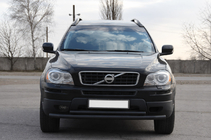 Volvo XC90 2002–2014 Priekšējais aizsargstienis ST014 Black (nerūsējošais tērauds) foto 1