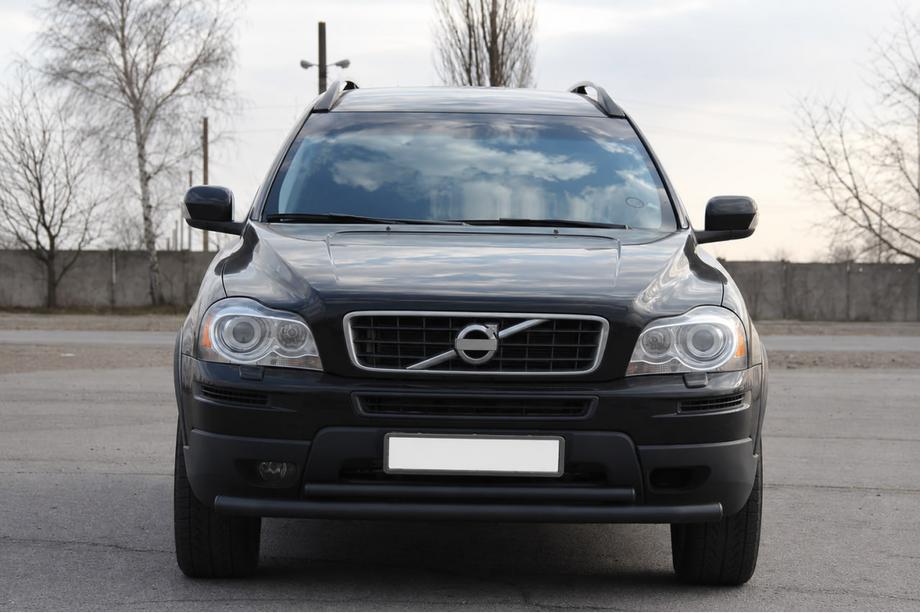Volvo XC90 2002–2014 Priekšējais aizsargstienis ST014 Black (nerūsējošais tērauds) Image
