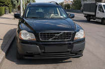 Volvo XC90 2002–2014 Priekšējais aizsargstienis ST014-2 Black (nerūsējošais tērauds) foto 2
