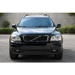 Priekšējais aizsargstienis ST014-2 Black (nerūsējošais tērauds) Volvo XC90 2002–2014 foto 1