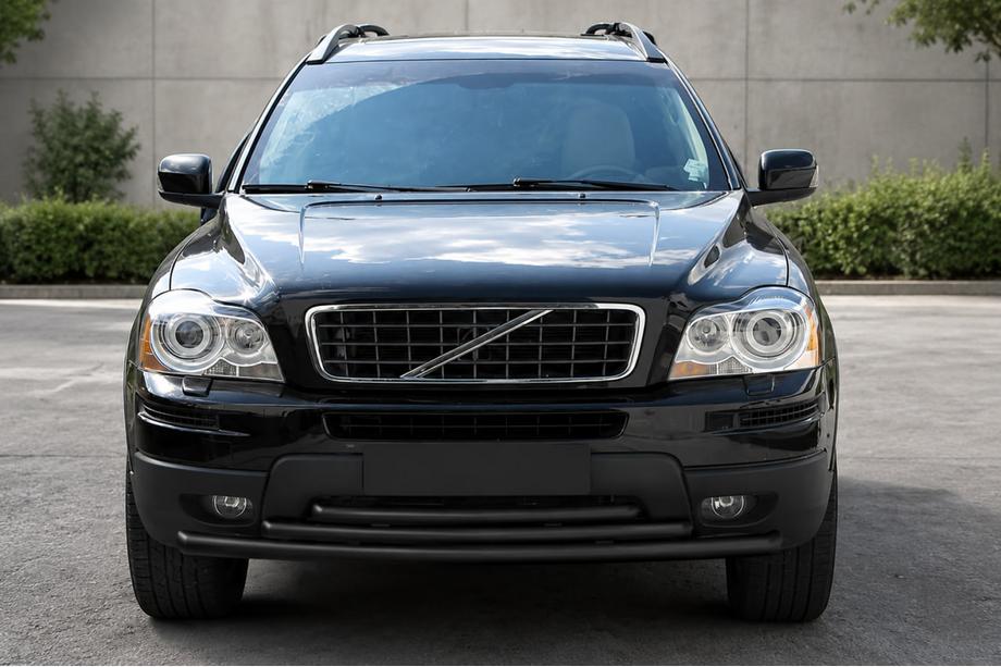 Volvo XC90 2002–2014 Priekšējais aizsargstienis ST014-2 Black (nerūsējošais tērauds) Image