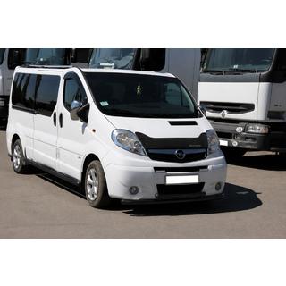 Priekšējais aizsargstienis ST014/2 Black (nerūsējošais tērauds) Nissan Primastar 2002–2014 foto 2