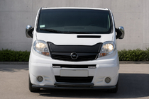 Renault Trafic 2001–2015 Priekšējais aizsargstienis ST014/2 Black (nerūsējošais tērauds) foto 1