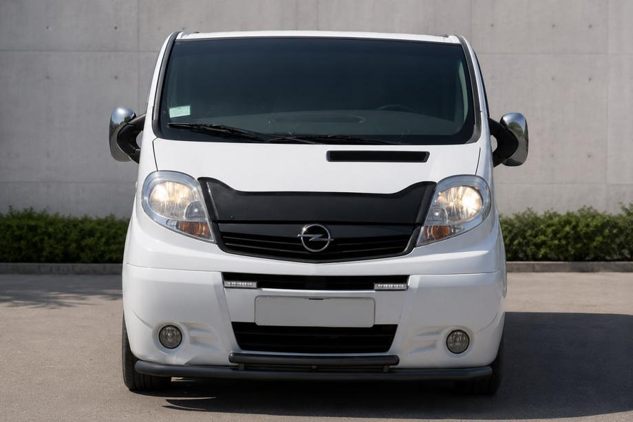 Renault Trafic 2001–2015 Priekšējais aizsargstienis ST014/2 Black (nerūsējošais tērauds) Image