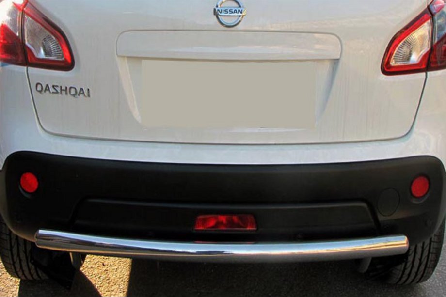 Nissan Qashqai 2007–2010 Taisns aizmugurējais aizsargstienis (nerūsējošais tērauds) Image