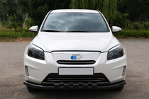 Toyota Rav 4 2006–2013 Priekšējais aizsargs ST015 Black (nerūsējošais tērauds) foto 1