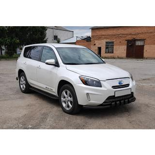 Priekšējais aizsargs ST015 Black (nerūsējošais tērauds) Toyota Rav 4 2006–2013 foto 2