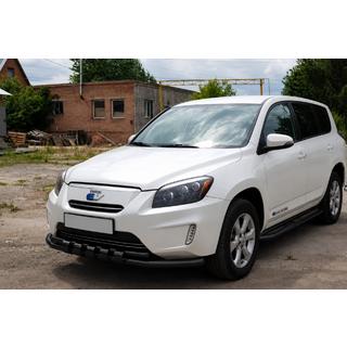 Priekšējais aizsargs ST015 Black (nerūsējošais tērauds) Toyota Rav 4 2006–2013 foto 3