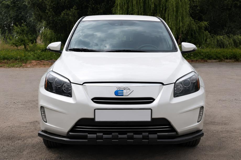Toyota Rav 4 2006–2013 Priekšējais aizsargs ST015 Black (nerūsējošais tērauds) Image