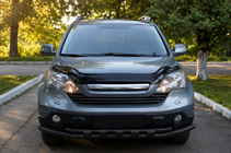 Honda CRV 2007–2011 Priekšējais aizsargs ST015 Black (nerūsējošais tērauds) foto 1