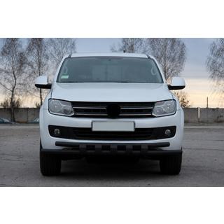 Priekšējais aizsargstienis ST015 Black (nerūsējošais tērauds) foto 1