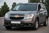 Chevrolet Orlando 2010–2018 Priekšējais aizsargstienis ST015 Black (nerūsējošais tērauds) foto 3