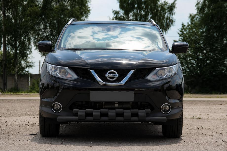 Nissan Qashqai 2014–2021 Priekšējais aizsargstienis ST015 Black (nerūsējošais tērauds) Image