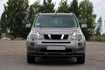 Nissan X-trail T31 2007–2014 Priekšējais aizsargstienis ST015/2 Black (nerūsējošais tērauds) foto 3