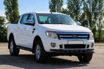 Ford Ranger 2011–2022 Priekšējais aizsargstienis ST016 Black (nerūsējošais tērauds) foto 3