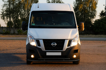 Opel Movano 2010–2021 Priekšējais aizsargstienis ST016 Black (nerūsējošais tērauds) foto 2