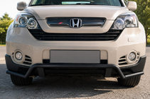 Honda CRV 2007–2011 Priekšējais aizsargstienis ST016 Black (nerūsējošais tērauds) foto 1