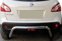 Nissan Qashqai 2010–2014 Aizmugurējais aizsargloks AK007 (nerūsējošais tērauds) foto 2