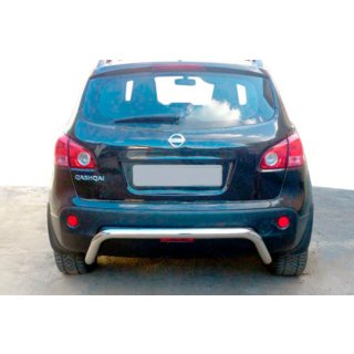 Aizmugurējais aizsargloks AK007 (nerūsējošais tērauds) Nissan Qashqai 2010–2014 foto 1