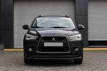 Mitsubishi ASX 2010–2023 Priekšējais aizsargstienis ST017 Black (nerūsējošais tērauds) foto 1