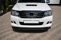 Toyota Hilux 2006–2015 Priekšējais aizsargstienis ST017 Black (nerūsējošais tērauds) foto 1