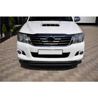 Priekšējais aizsargstienis ST017 Black (nerūsējošais tērauds) Toyota Hilux 2006–2015 foto 1