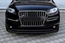 Audi Q7 2005–2015 Priekšējais aizsargstienis ST017 Black (nerūsējošais tērauds) foto 1
