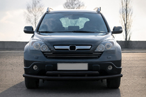 Honda CRV 2007–2011 Priekšējais aizsargstienis ST018 Black (nerūsējošais tērauds) foto 1