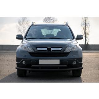 Priekšējais aizsargstienis ST018 Black (nerūsējošais tērauds) foto 1