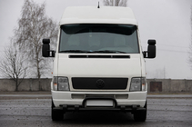 Volkswagen LT 1995–2006 Priekšējais aizsargstienis ST020 Black (nerūsējošais tērauds) foto 1