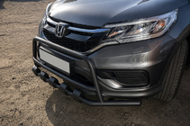 Honda CRV 2012–2016 Priekšējais aizsargstienis WT003-ST-V2 Black (nerūsējošais tērauds) foto 2