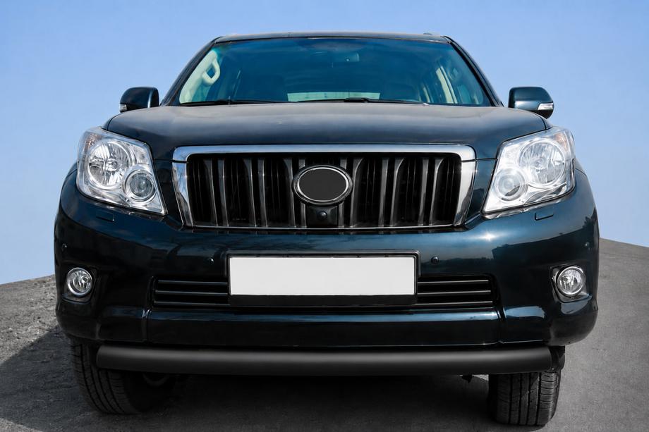 Toyota Land Cruiser Prado 150 2009–2023 Priekšējais aizsargloks ST008 Black (nerūsējošais tērauds) Image