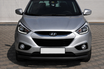 Hyundai IX-35 2010–2015 Priekšējais aizsargloks ST008 Black (nerūsējošais tērauds) foto 2