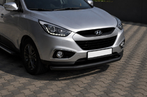 Hyundai IX-35 2010–2015 Priekšējais aizsargloks ST008 Black (nerūsējošais tērauds) foto 3