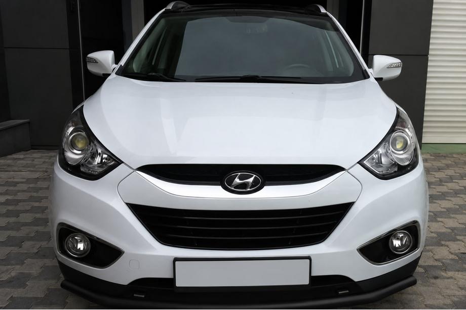 Hyundai IX-35 2010–2015 Priekšējais aizsargloks ST008 Black (nerūsējošais tērauds) Image
