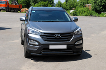 Hyundai Santa Fe 3 2012–2018 Priekšējais aizsargstienis ST014 Black (nerūs.) foto 3